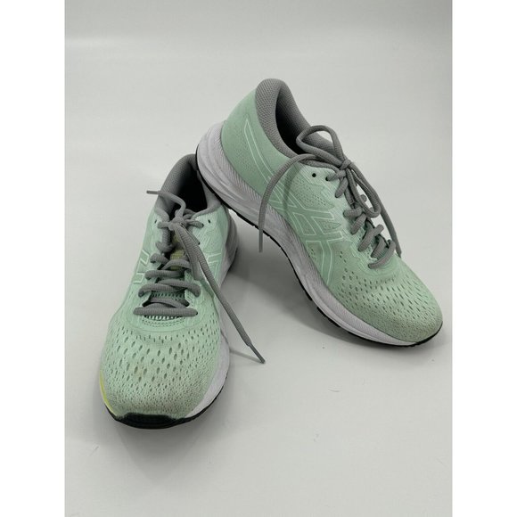 Asics Gel Excite 7 Women's Running Shoes Light Green Yellow Amplifoam 8.5M - Picture 1 of 13